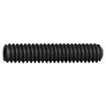 Midwest Fastener 1/4"-20 x 1-1/4" Black Oxide Steel Coarse Thread Socket Set Screws 10PK 38441